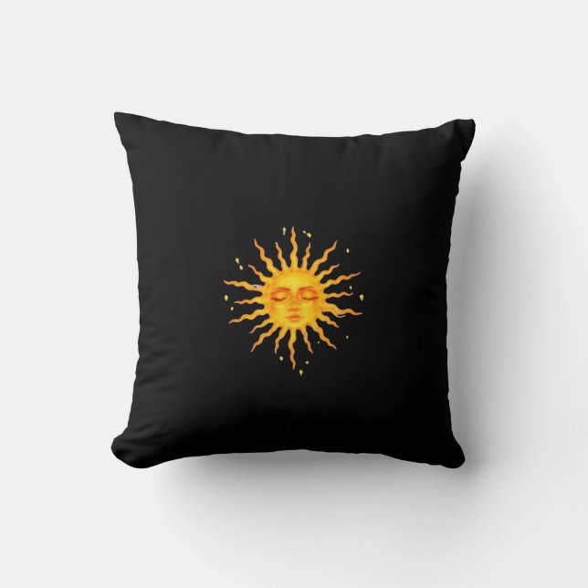 "Radiant Sun Decorative Pillows" Cushion (Front)