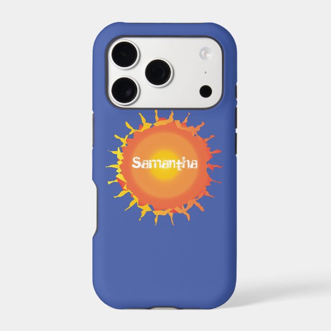 Radiant Sun Iphone Case (Back)