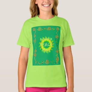 Radiant Sun: Peace Be With You Inspirational Print T-Shirt