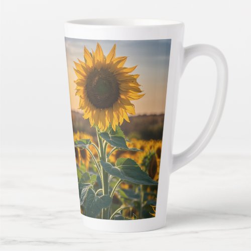 Radiant Sunflower Delight Charming Mug