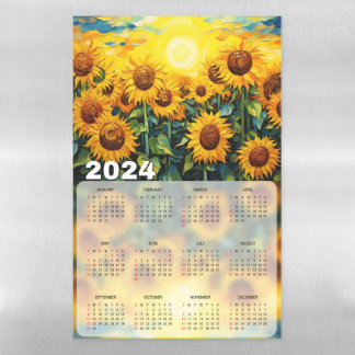 Radiant Sunflowers Magnetic Dry Erase Sheet