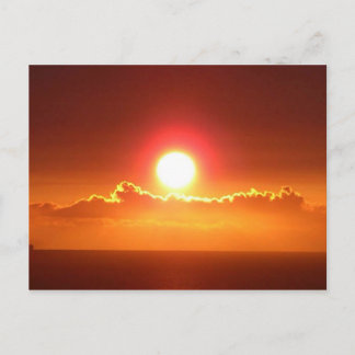 Radiant Sunset Postcard