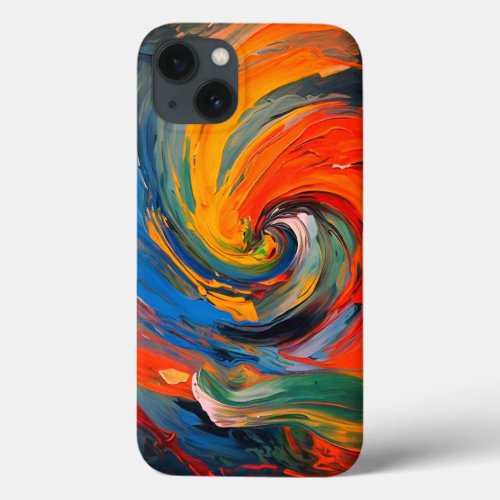 Radiant Swirl Spectrum iPhone 13 Case