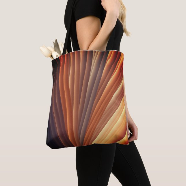 Radiant Threads: The Color Connection Tote Bag (Close Up)
