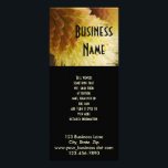 Radiant Torch Lily Rack Card<br><div class="desc">Rack cards promote your business, service or product from public racks or brochure cases. Promote your business with this unique close-up photo of a back light Torch Lily (also known as a Red Hot Poker). The rack card offers full bleed, full color and free second side printing. The design may...</div>