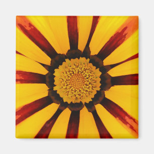 Radiant Treasure Flower Botanical Photo Magnet