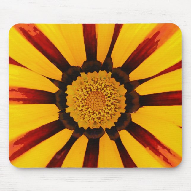 Radiant Treasure Flower Botanical Photo Mouse Pad (Front)