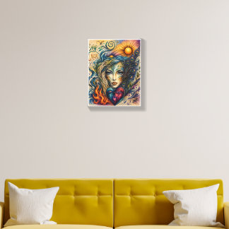 Radiant Tribute: My Mum Canvas Photo Tile