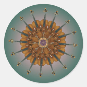 Radiant Violins Classic Round Sticker