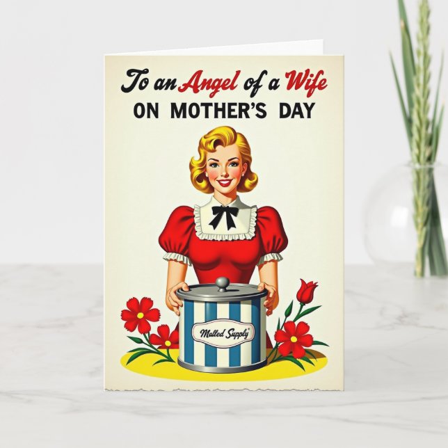 Radiant Wife Mothers Day Card (Front)
