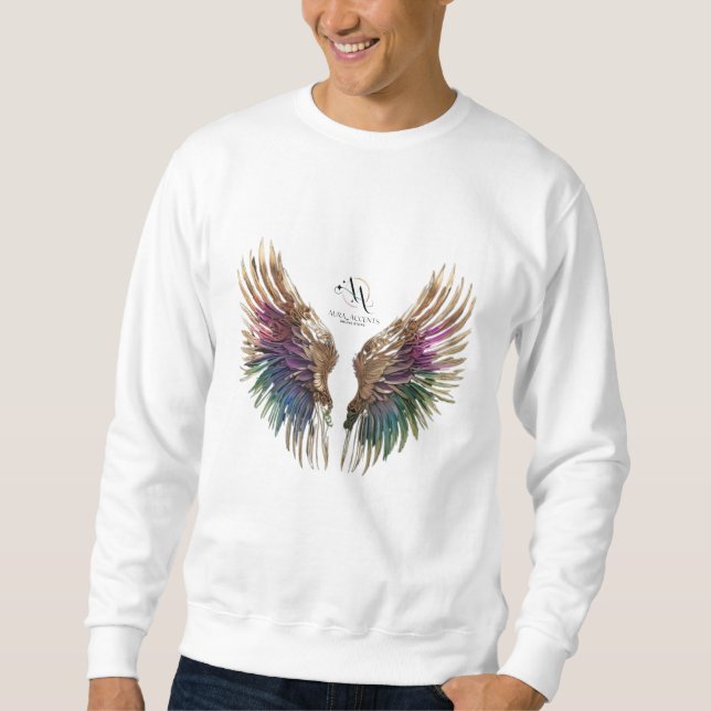 Radiant Wings Hoodie: Wear Your Freedom Sweatshirt (Front)