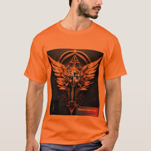Radiant Wings of Faith Diamond Faith LLC Logo Des T_Shirt