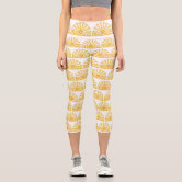 Modern Girly Chic 50 and FAB Gold Black Pattern Leggings