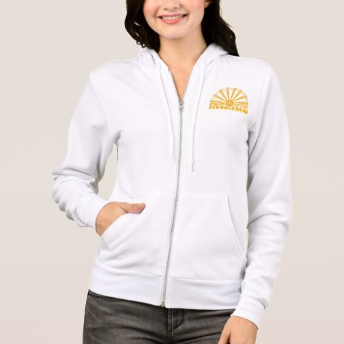 RADIATE Be The Sunshine Vintage Retro Gold Graphic Hoodie