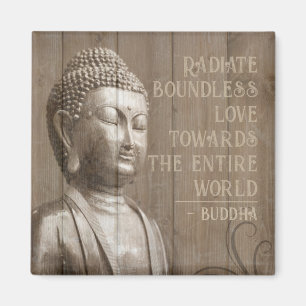 Radiate Boundless Love Buddha Meditation Magnet