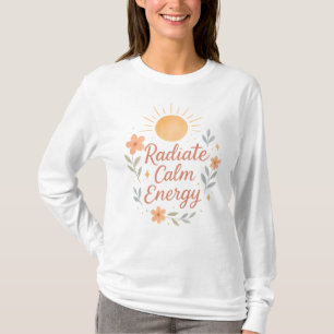 Radiate Calm Energy – Pastel Watercolor  T-Shirt
