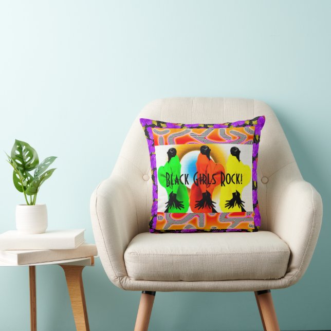 Radiate Confidence Throw Pillow (Chair)