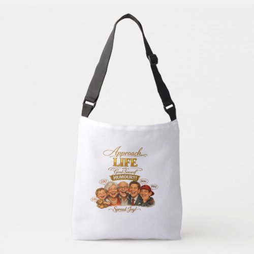 Radiate joy crossbody bag