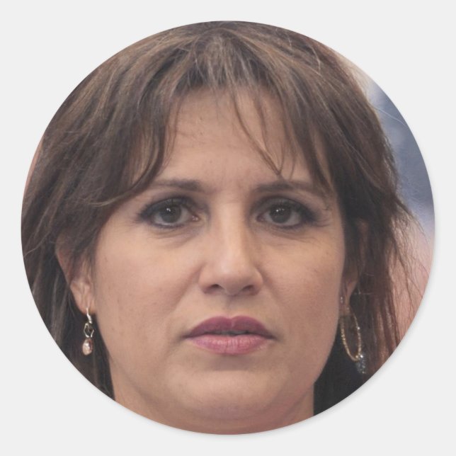 Radiate Love Classic Round Sticker (Front)