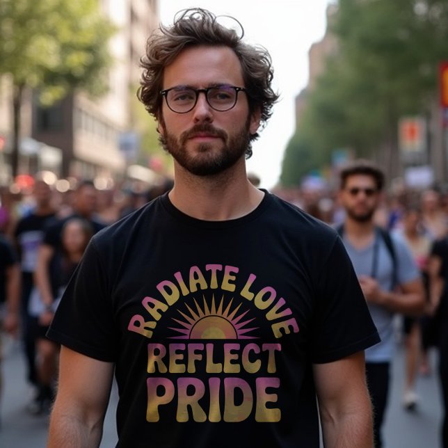 Radiate Love Reflect Pride LGBTQ+ T-Shirt (Creator Uploaded)