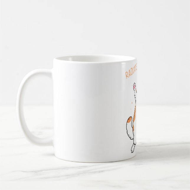 Radiate Pawsitivity  Coffee Mug (Left)