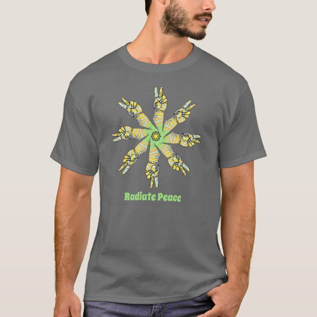 Radiate Peace T-Shirt (Front)