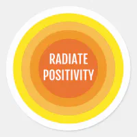 Radiate Positivity Boho Stickers