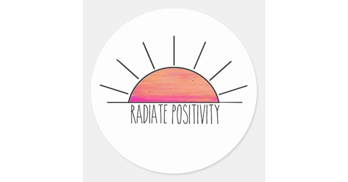 Radiate Positivity Boho Stickers