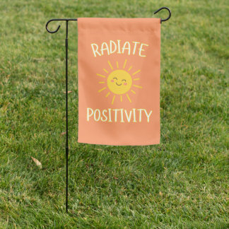 Radiate Positivity Garden Flag