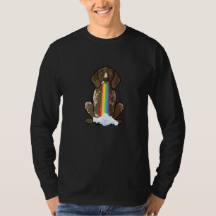 Radiate Positivity Rainbow Dog German Shorthaired T-Shirt