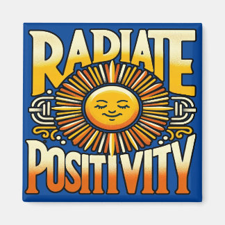Radiate Positivity Smiling Sun Magnet