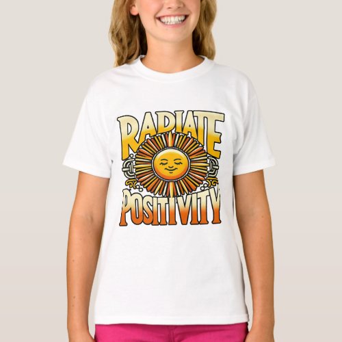 Radiate Positivity Smiling Sun T_Shirt