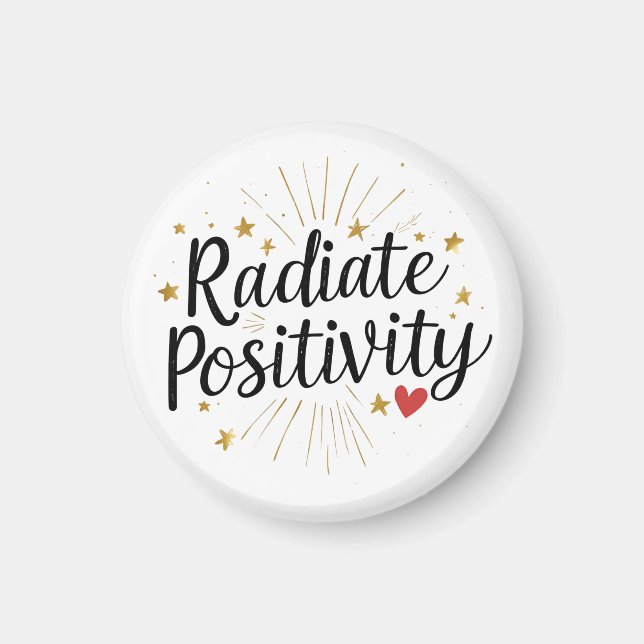 Radiate Positivity Star Magnet (Front)