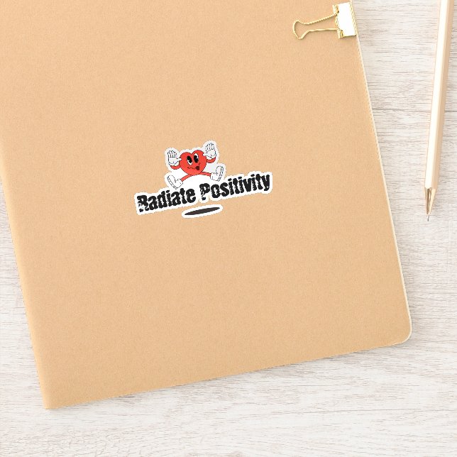 Radiate Positivity Sticker (Notebook)