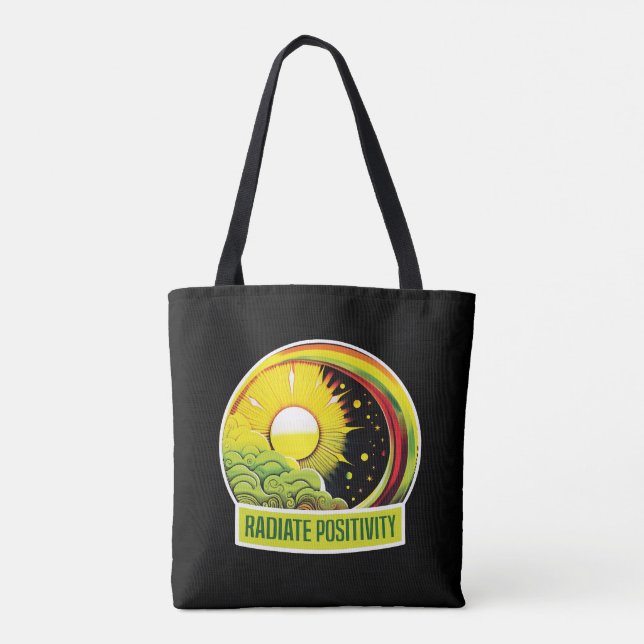 Radiate Positivity Tote Bag (Back)