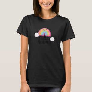 Radiate Positivity Visco Aesthetic Cute Rainbow T-Shirt