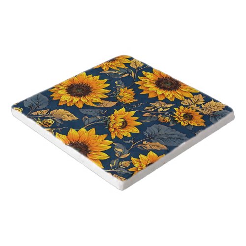 Radiate Sunshine in Your Kitchen Sunflowers  Trivet