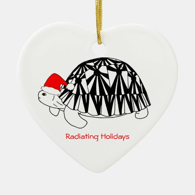Radiated Tortoise Ornament (Front)