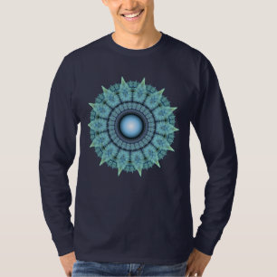 Radiating fractal glossy pattern T-Shirt