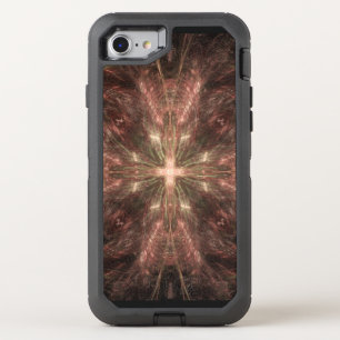 Radiating Gold Cross of Christ OtterBox Defender iPhone SE/8/7 Case