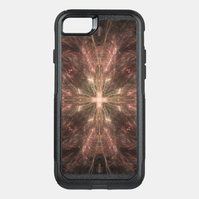 Radiating Gold Cross of Christ Otterbox iPhone Case (Back)