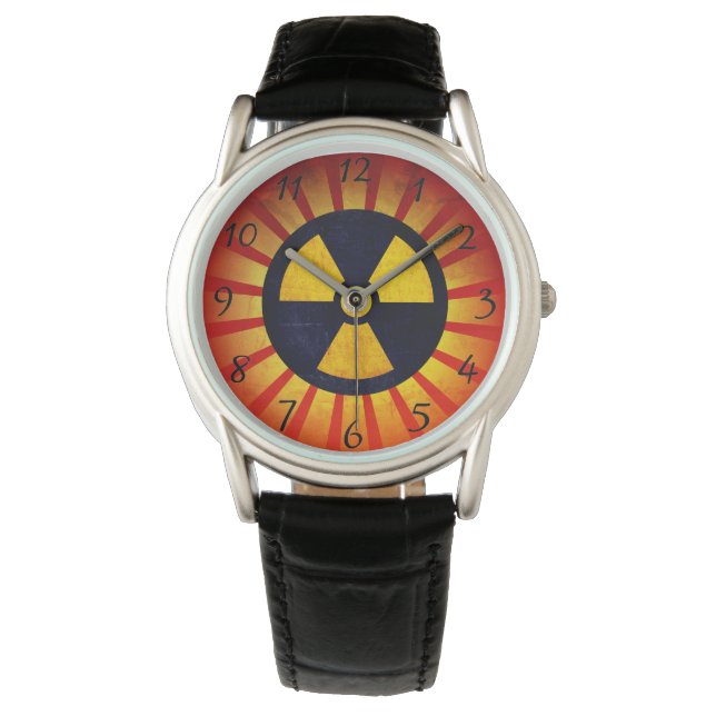 Radiating Radiation Symbol Watch (Front)