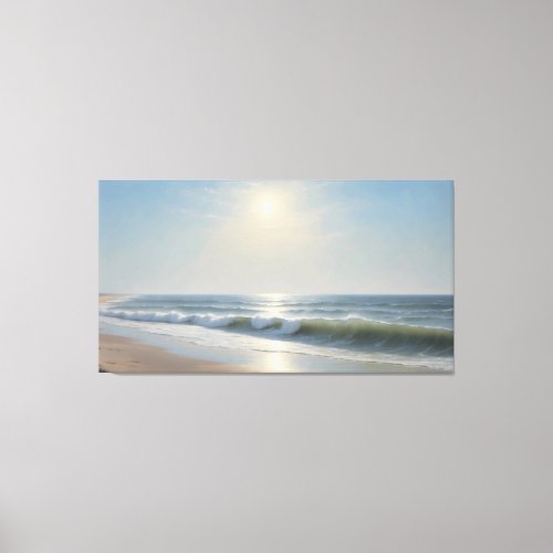 Radiating Summer on the Sea Canvas Print