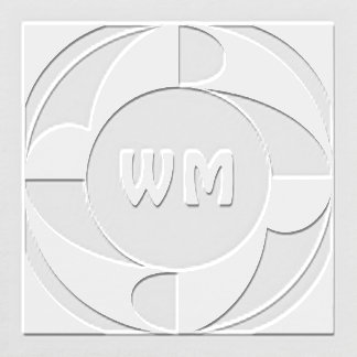 Radiating Tear-Drop Circle Embosser