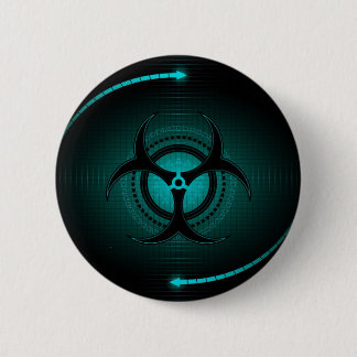 Radiation Abstract art Button