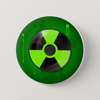 Radiation Button by Nutetun at Zazzle