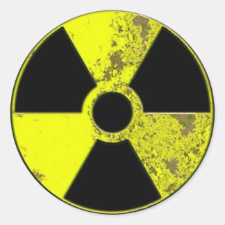 Radiation Classic Round Sticker
