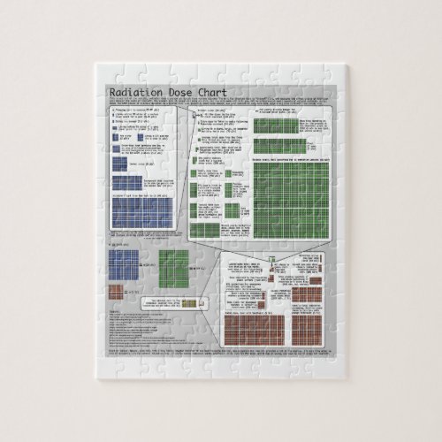 Radiation Dose Chart by Randall Munroe Jigsaw Puzzle