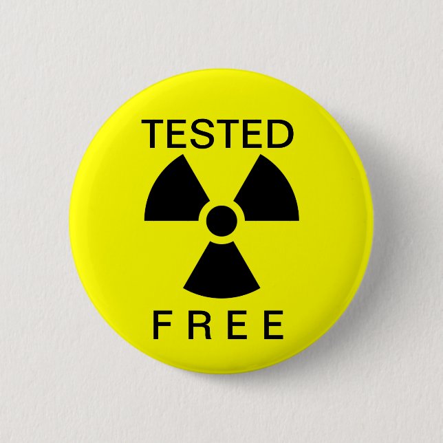 Radiation Free Button (Front)