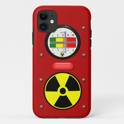 Radiation Geiger Counter Effect on iPhone 5 Case